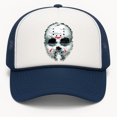 Mask Horror Movie Character Camp Cook Killer Halloween Trucker Hat