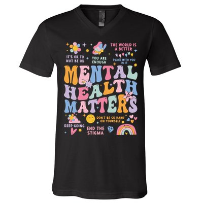 Mental Health Matters V-Neck T-Shirt