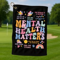 Mental Health Matters Golf Towel