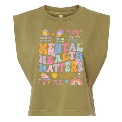 Mental Health Matters Garment-Dyed Women's Muscle Tee