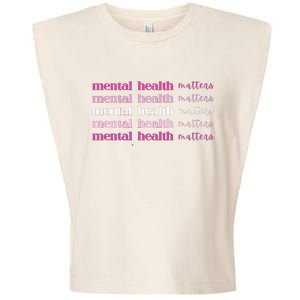 Mental Health Matter Garment-Dyed Women's Muscle Tee