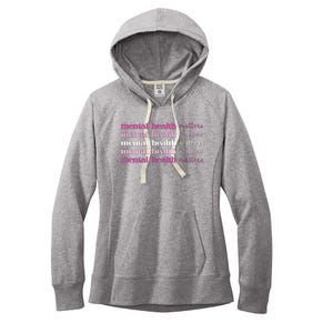 Mental Health Matter Women's Fleece Hoodie