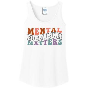 Mental Health Matters Human Brain Illness Awareness Ladies Essential Tank