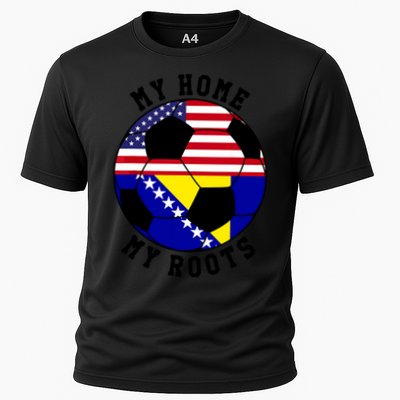 My Home My Roots Bosnia Flag Soccer Performance Shirt