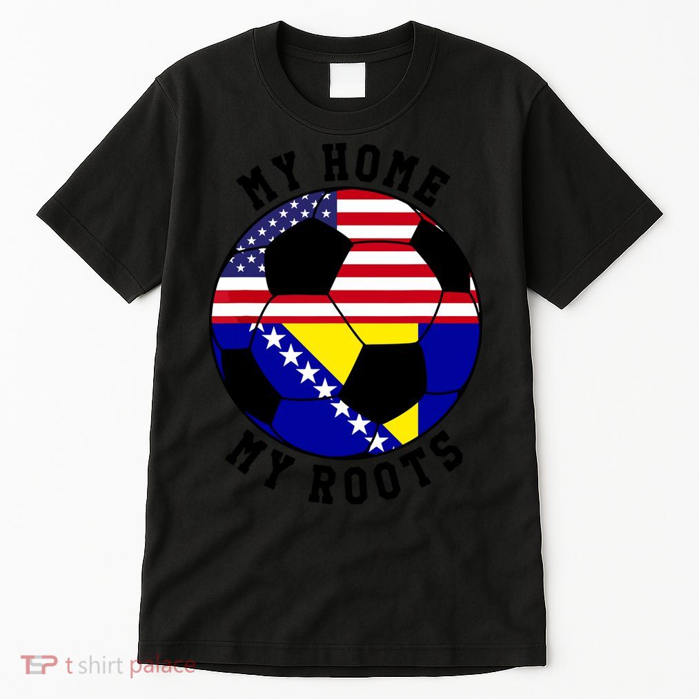 My Home My Roots Bosnia Flag Soccer Tall T-Shirt