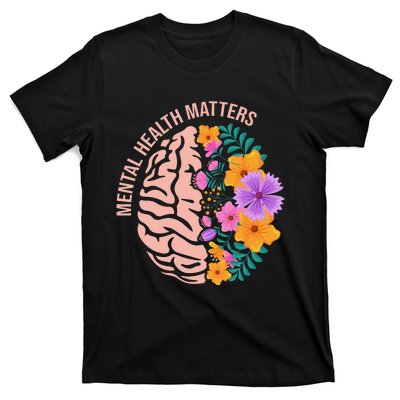 Mental Health Matters Gift Awareness Month Mental Health T-Shirt