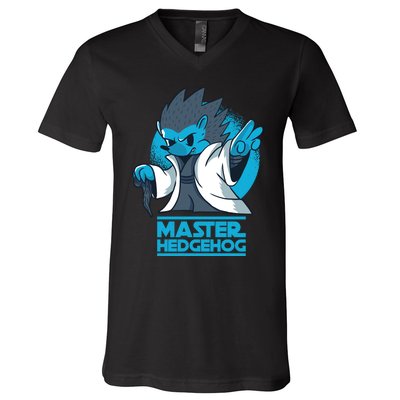 Master Hedgehog V-Neck T-Shirt