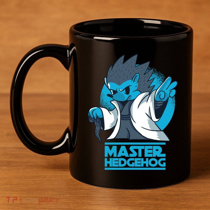 Master Hedgehog 11oz C Handle Ceramic Mug