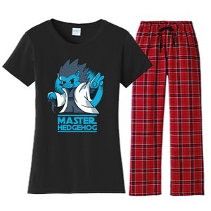 Master Hedgehog Women's Flannel Pajama Set