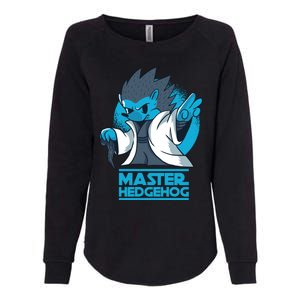 Master Hedgehog Womens California Wash Sweatshirt