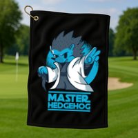 Master Hedgehog Golf Towel