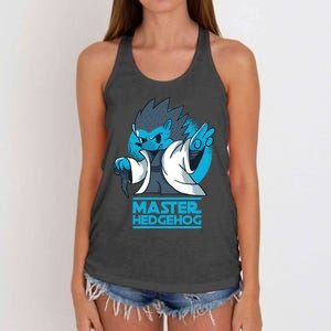 Master Hedgehog Women's Knotted Racerback Tank