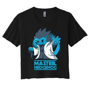 Master Hedgehog Women's Crop Top Tee