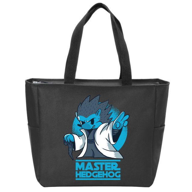Master Hedgehog Zip Tote Bag
