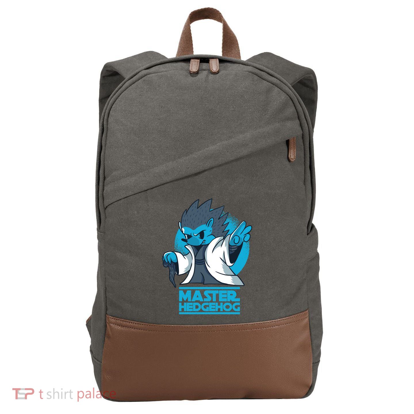 Master Hedgehog Cotton Canvas Backpack