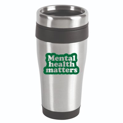 Mental Health Matters Awareness 16oz Travel Tumbler