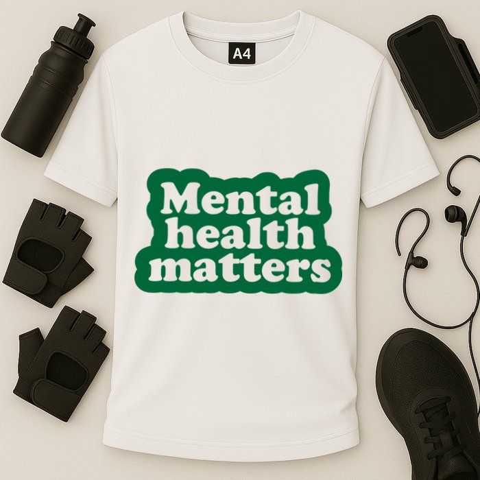 Mental Health Matters Awareness Cooling Performance Crew T-Shirt