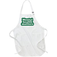 Mental Health Matters Awareness Full-Length Apron With Pockets