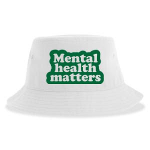 Mental Health Matters Awareness Sustainable Bucket Hat