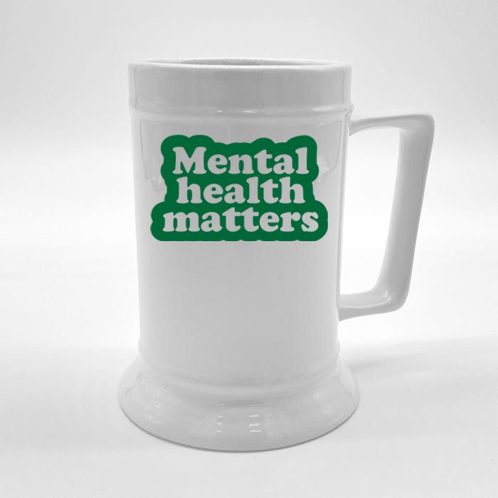 Mental Health Matters Awareness Beer Stein