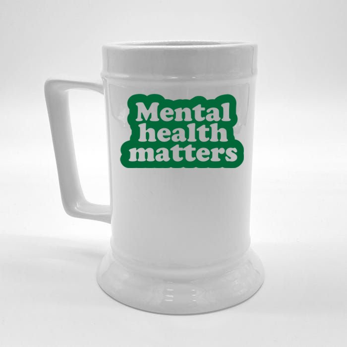 Mental Health Matters Awareness Beer Stein