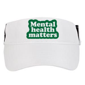 Mental Health Matters Awareness Adult Drive Performance Visor