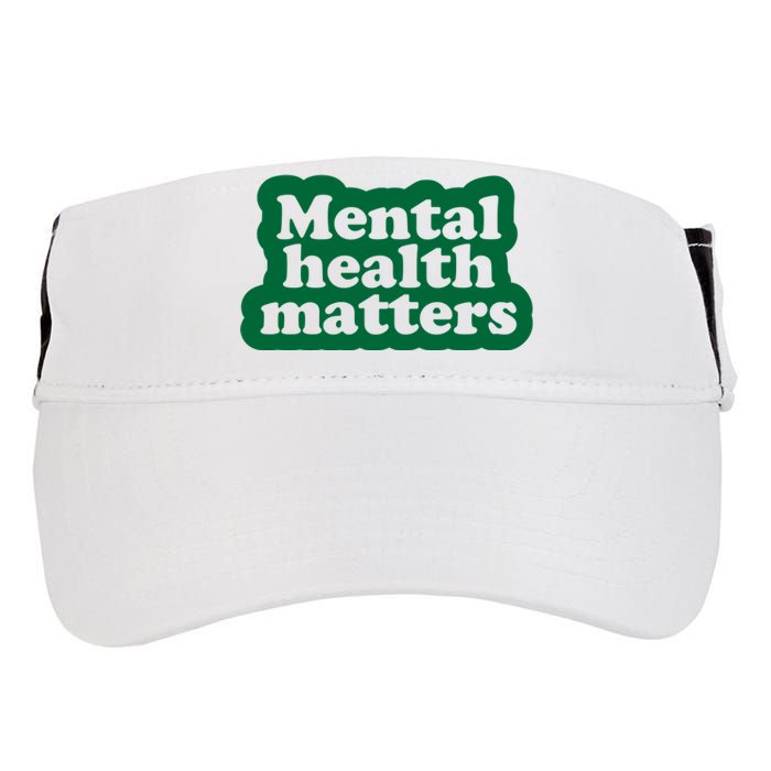 Mental Health Matters Awareness Adult Drive Performance Visor