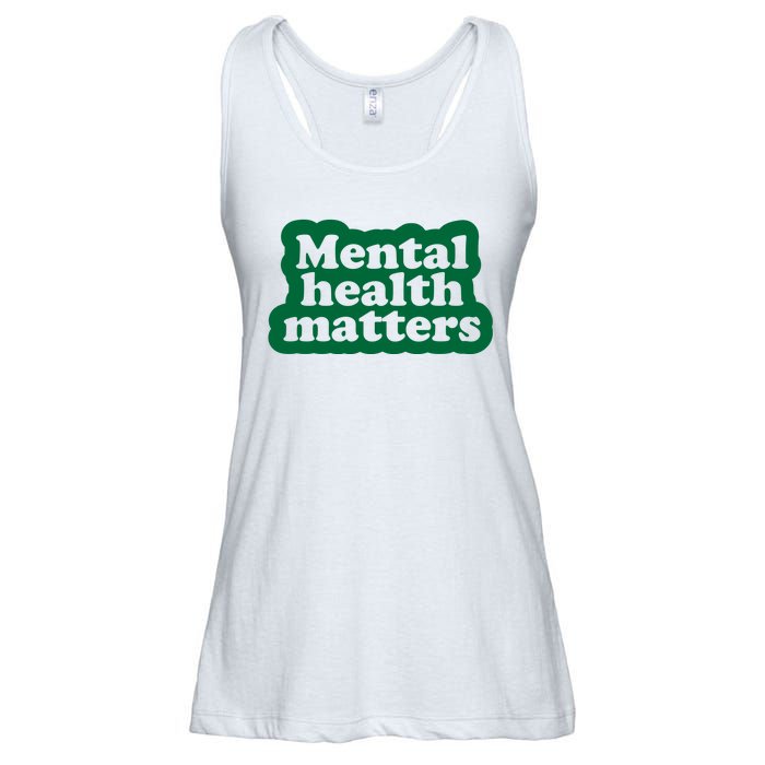 Mental Health Matters Awareness Ladies Essential Flowy Tank