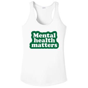 Mental Health Matters Awareness Ladies PosiCharge Competitor Racerback Tank