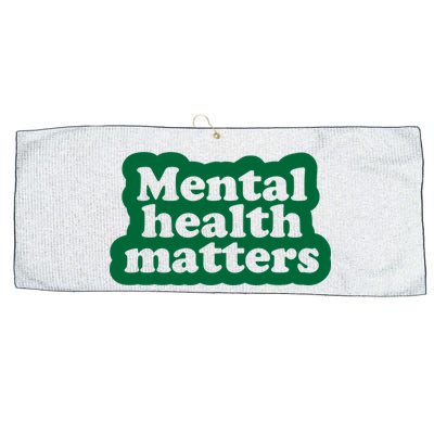 Mental Health Matters Awareness Large Microfiber Waffle Golf Towel