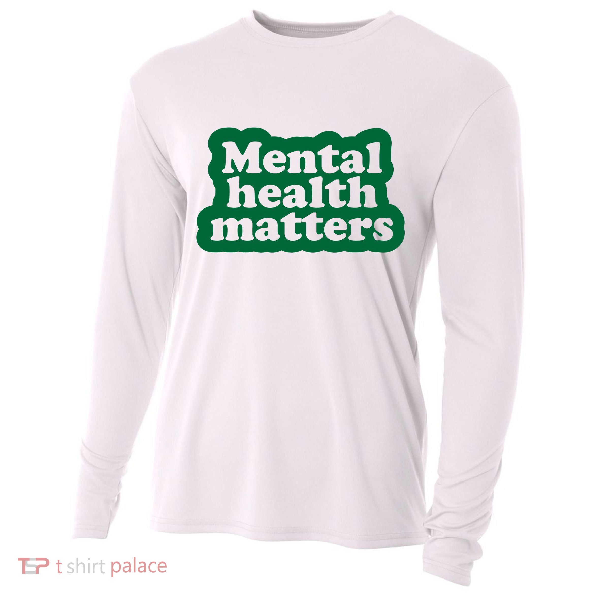 Mental Health Matters Awareness Cooling Performance Long Sleeve Crew