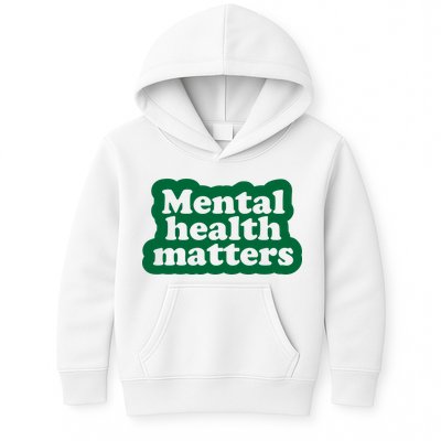 Mental Health Matters Awareness Kids Hoodie
