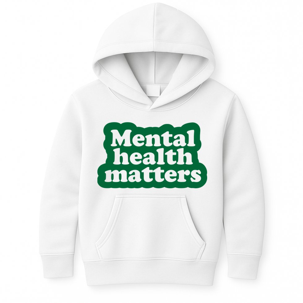 Mental Health Matters Awareness Kids Hoodie