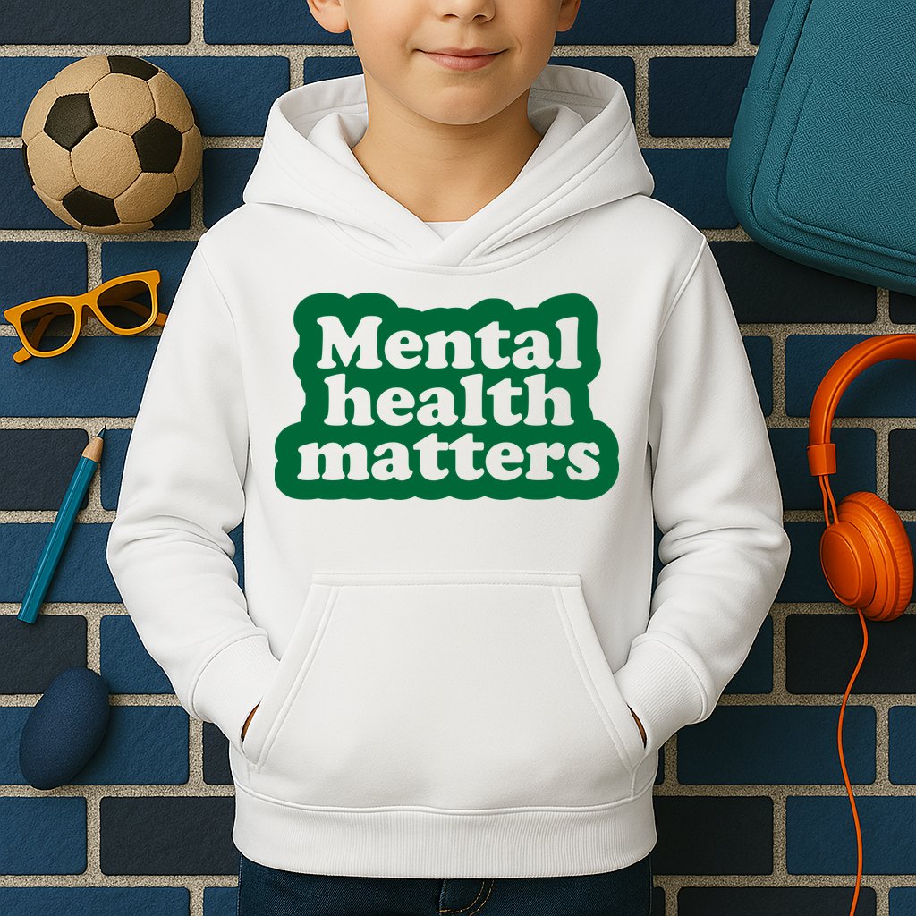 Mental Health Matters Awareness Kids Hoodie