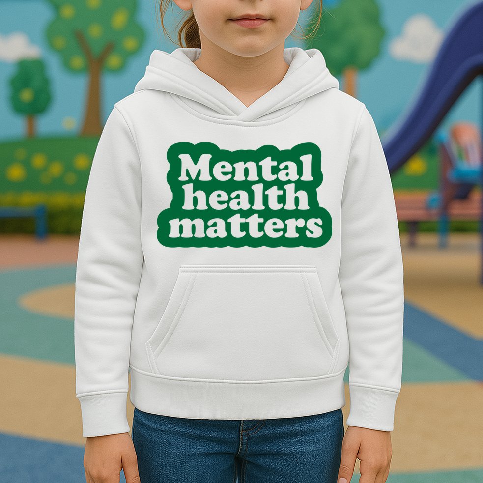 Mental Health Matters Awareness Kids Hoodie