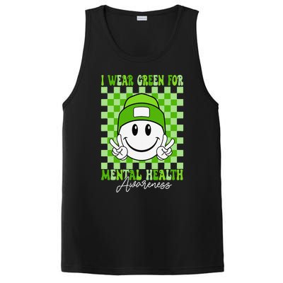 Mental Health Matters I Wear Green Mental Health Awareness PosiCharge Competitor Tank