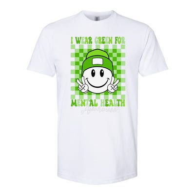 Mental Health Matters I Wear Green Mental Health Awareness Softstyle® CVC T-Shirt