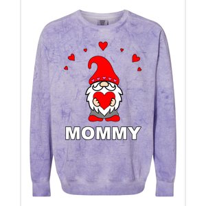 Mommy Happy MotherS Day Mom Gift Mothers Gnome Cute Elf Great Gift Colorblast Crewneck Sweatshirt