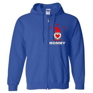 Mommy Happy MotherS Day Mom Gift Mothers Gnome Cute Elf Great Gift Full Zip Hoodie