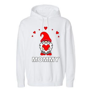 Mommy Happy MotherS Day Mom Gift Mothers Gnome Cute Elf Great Gift Garment-Dyed Fleece Hoodie