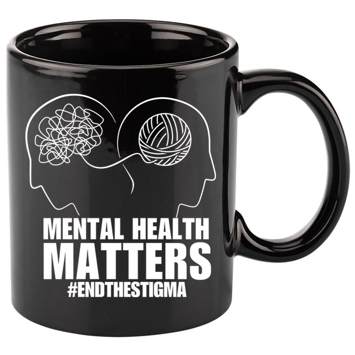 Mental Health Matters End The Stigma 11oz C Handle Ceramic Mug