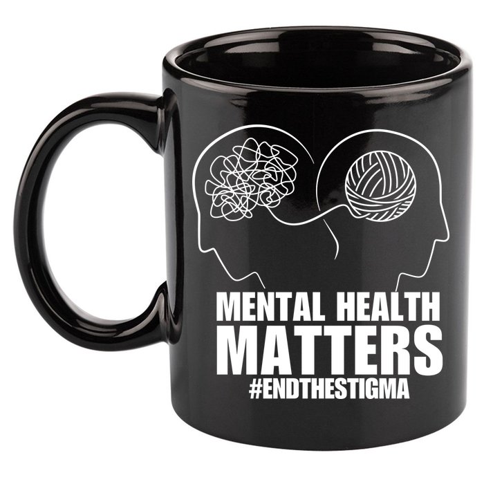 Mental Health Matters End The Stigma 11oz C Handle Ceramic Mug