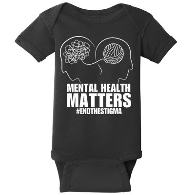 Mental Health Matters End The Stigma Baby Bodysuit