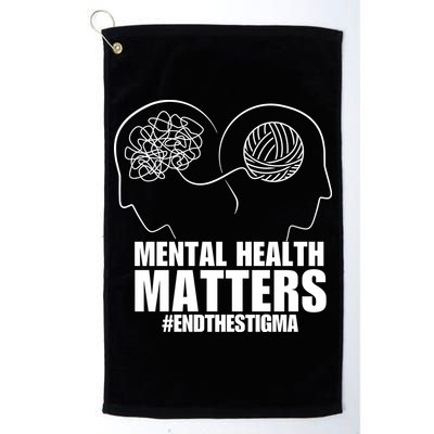 Mental Health Matters End The Stigma Golf Towel