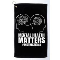 Mental Health Matters End The Stigma Golf Towel