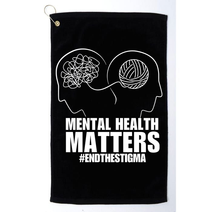 Mental Health Matters End The Stigma Golf Towel