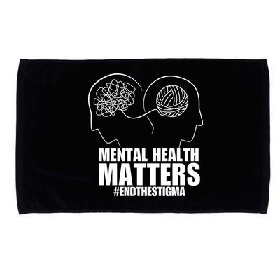 Mental Health Matters End The Stigma Microfiber Hand Towel