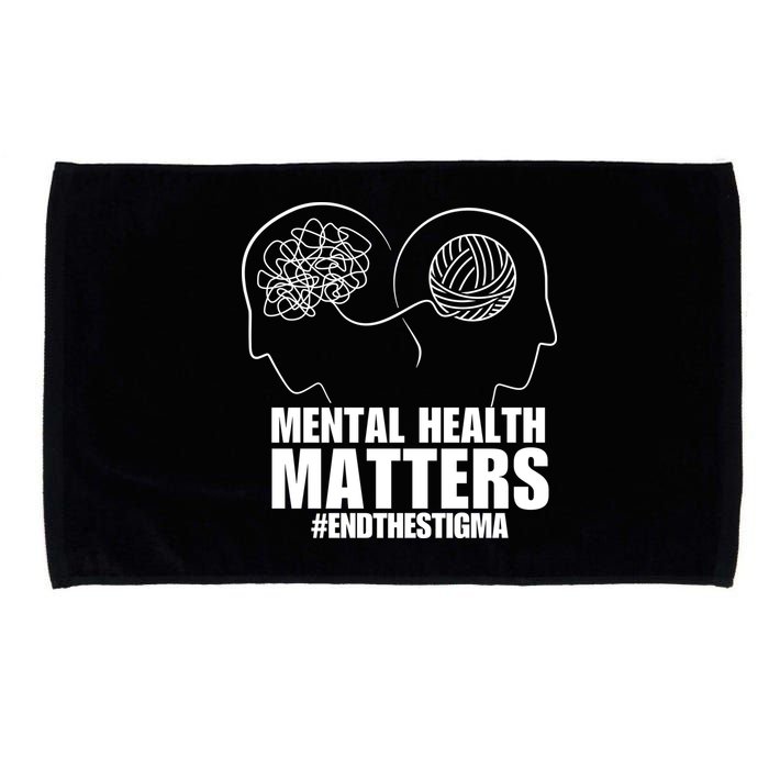 Mental Health Matters End The Stigma Microfiber Hand Towel