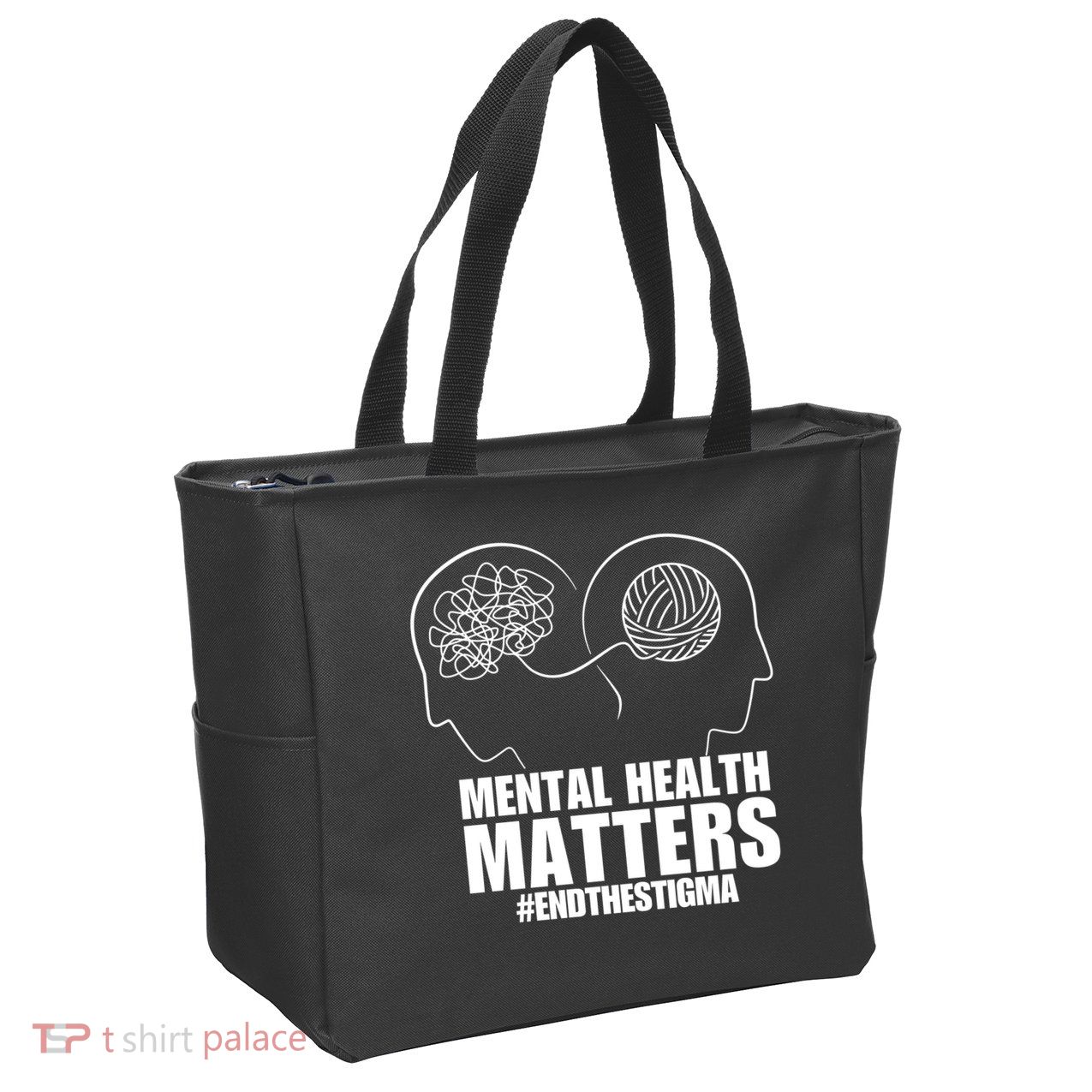 Mental Health Matters End The Stigma Zip Tote Bag