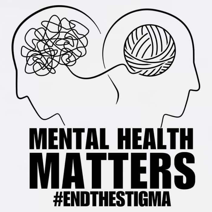 Mental Health Matters End The Stigma Garment-Dyed Sweatshirt